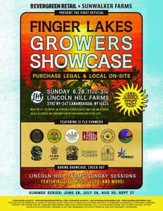Finger Lakes Cannabis Growers Showcase Launches Historic Summer Series at Lincoln Hill Farms